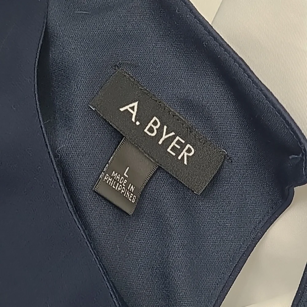 {A. Byer} Navy Dress wedding guest, formal, casual, night out - Picture 7 of 7